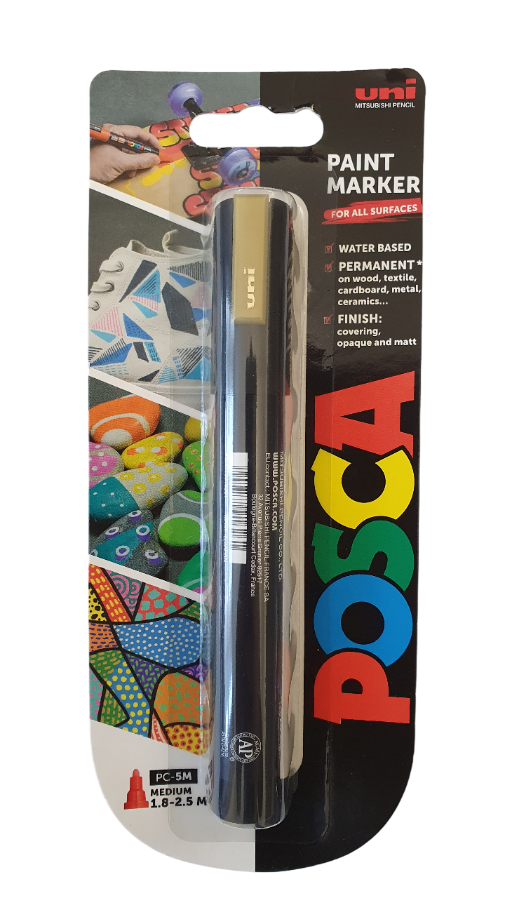 POSCA PC-5M Paint Marker Gold Colour