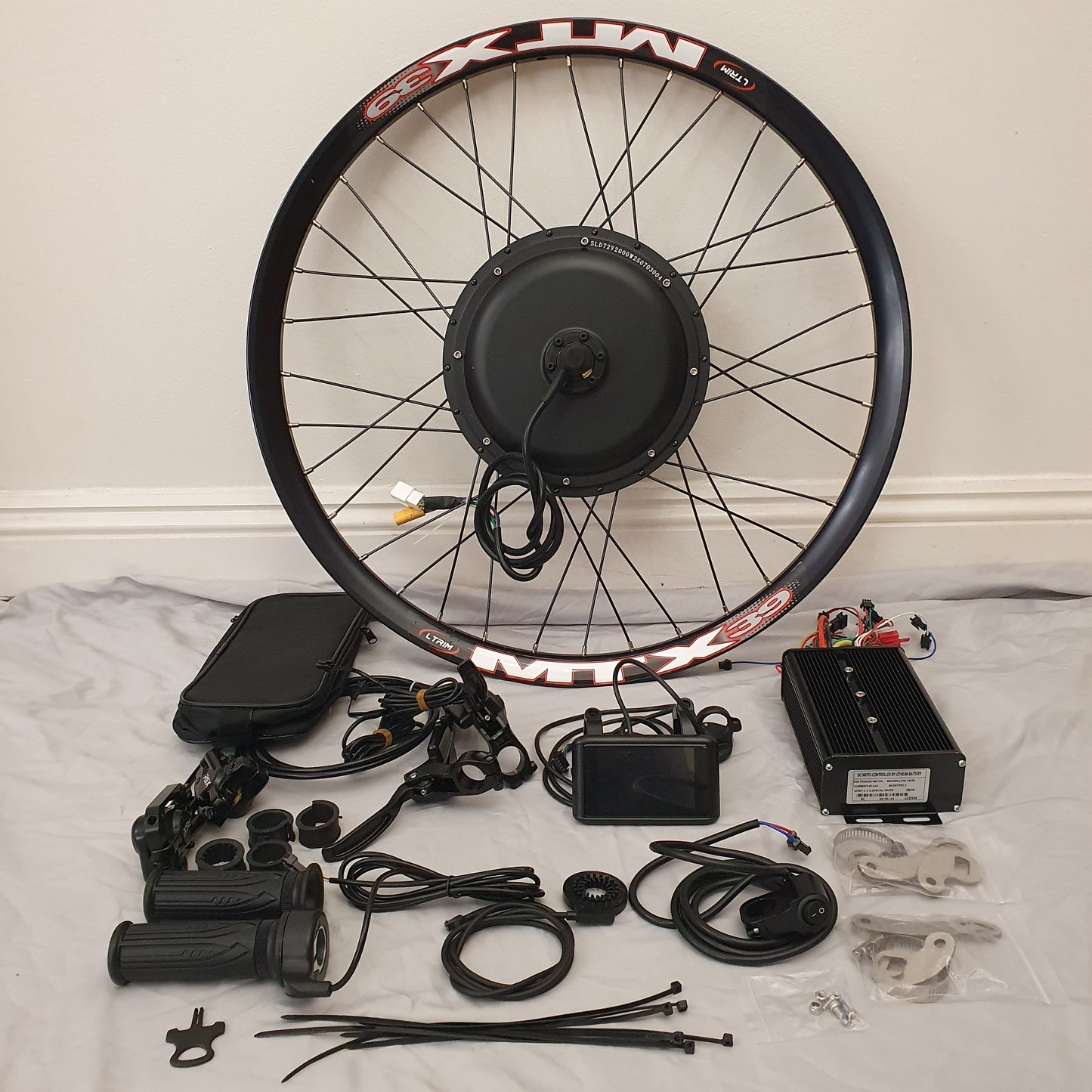 2000W 48V/52V/60V/72V 27.5”inches Ebike Conversion Kit 45A Bicycle MTX