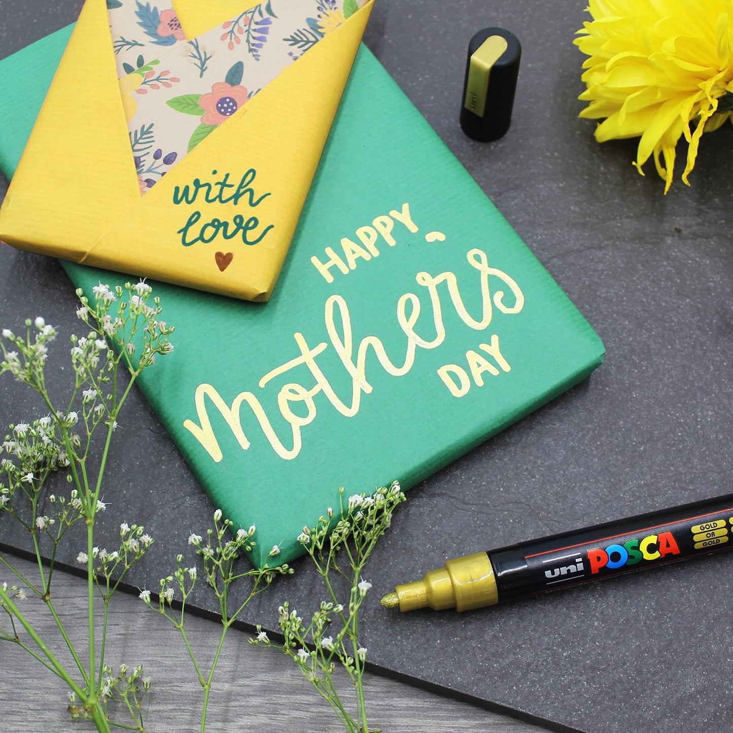 Posca - Standard PC-5M Acrylic Paint Marker Pens (12pc), Multi surface Water Based Markers – in Zip Bag