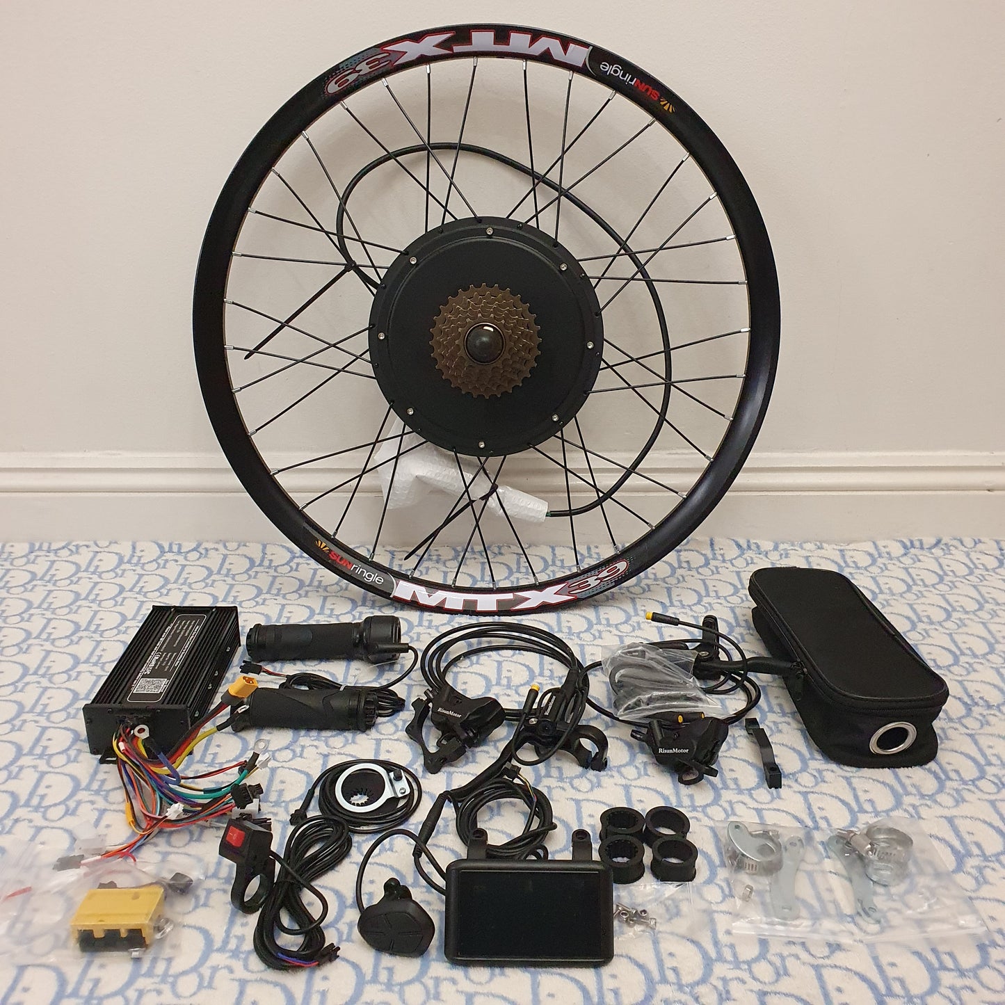 2000W 48V-72V 27.5/29”inches Ebike Conversion Kit 45A Bicycle MTX, UKC1+Hydraulic Brakes