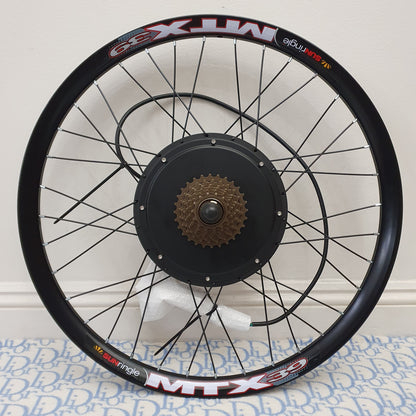 2000W 48V-72V 27.5/29”inches Ebike Conversion Kit 45A Bicycle MTX, UKC1+Hydraulic Brakes