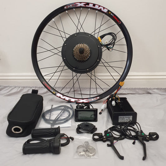 2000W 48V-72V 27.5”inches Ebike Conversion Kit 45A Bicycle MTX
